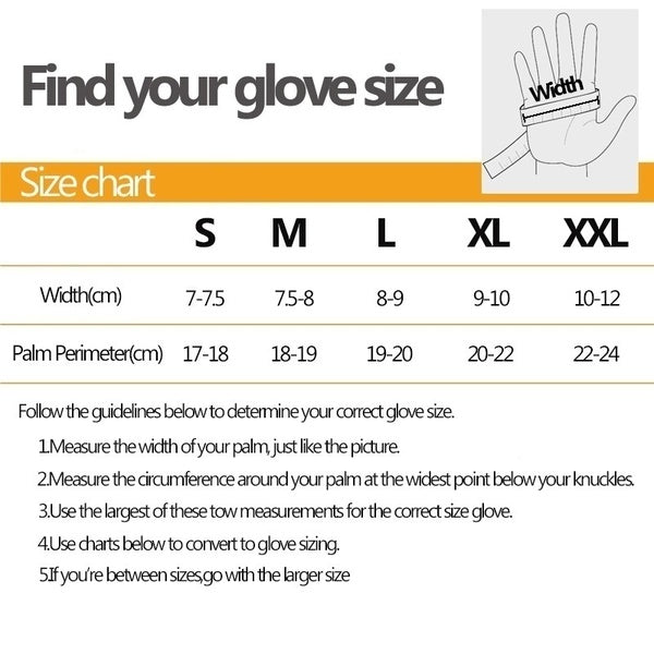 Touchscreen Winter Gloves: Anti-Slip, Windproof, Waterproof for Skiing, Climbing, Motorcycle