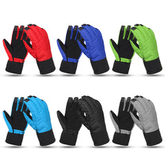 L Winter Motorcycle Gloves: Touchscreen, Windproof, Waterproof, Anti-slip, Thermal Nylon