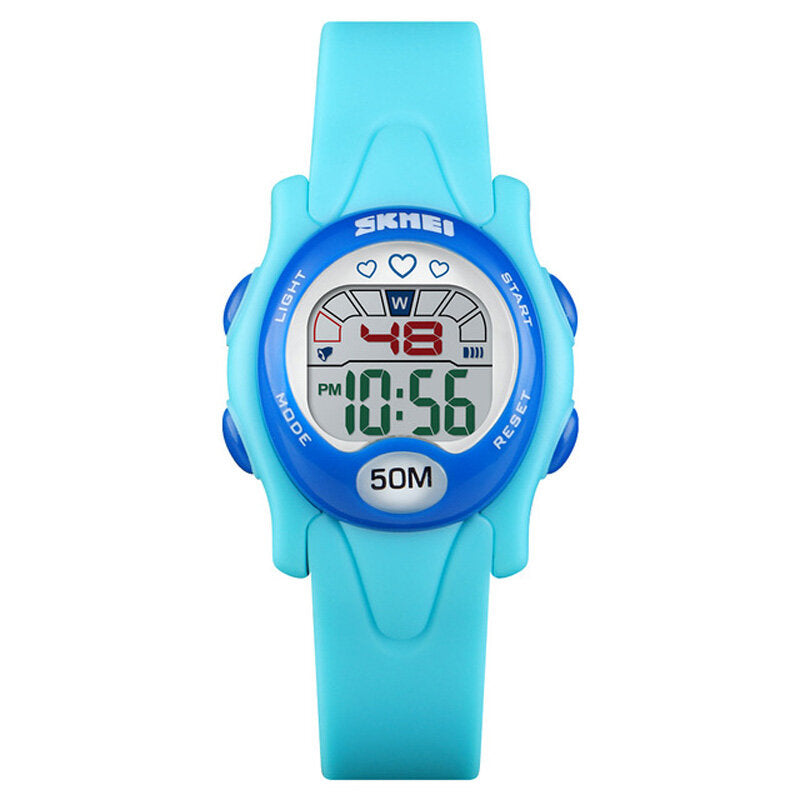 Fashion Children Watch Date Week Display LED Light Kids Waterproof Christmas Digital Watch