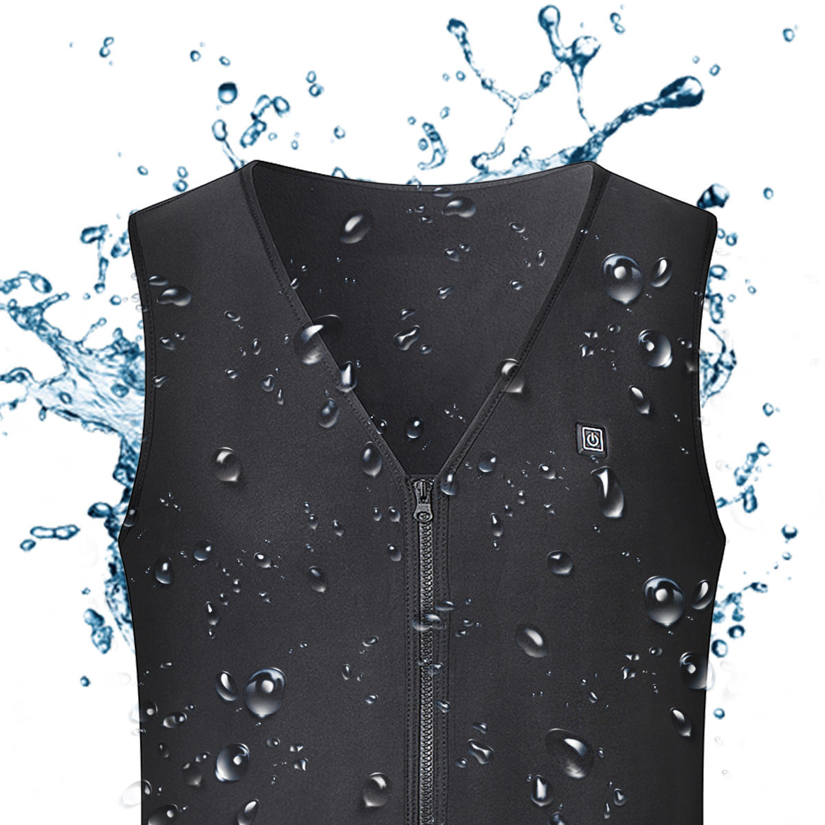 Men Women Intelligent Waistcoat Waterproof Electric Heating USB Sleeveless Coats Winter Temperature Control