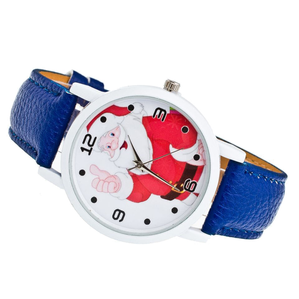 Cartoon Santa Thumbs Up Cute Fahsion Kid Watch Quartz Watch