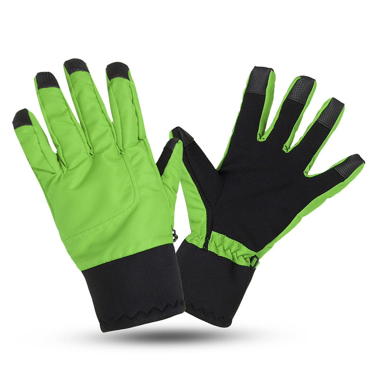 L Winter Motorcycle Gloves: Touchscreen, Windproof, Waterproof, Anti-slip, Thermal Nylon