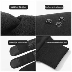 Warm Waterproof Winter Touch Screen Gloves for Men & Women - Sport, Motorcycle, Ski, Gym