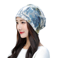 Breathable Print Chemo Beanie Turban for Outdoor Use