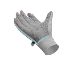 Ice Silk Touchscreen Motorcycle Gloves - Non-Slip, Full Finger, Sunscreen Protection