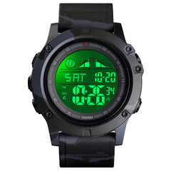 Large Dial Multi-function Chronograph Alarm Outdoor Sports Waterproof Men Watch Digital Watch