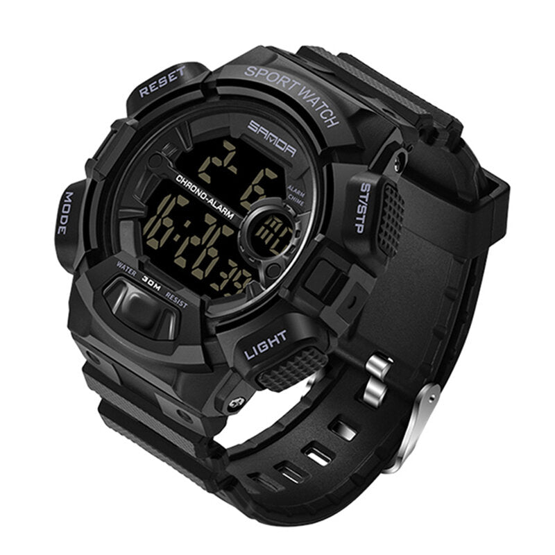 Digital Watch Luminous Display Calendar Alarm Stopwatch Watch Outdoor Sport Watch