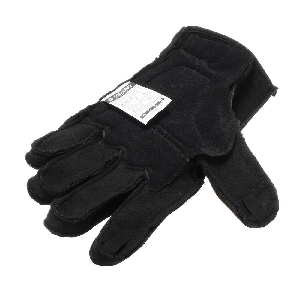 Waterproof Thermal Touchscreen Motorcycle Gloves - Fleece Lined, Full Finger Winter Warmth