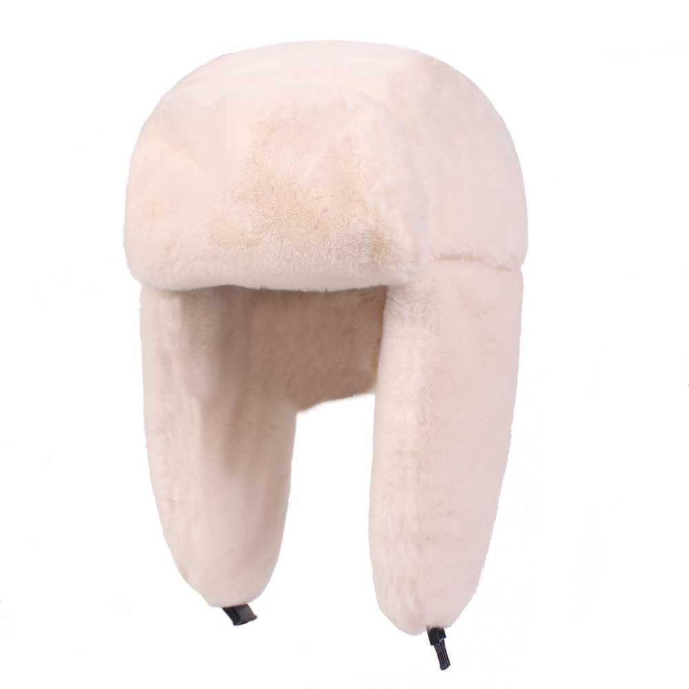 Unisex Winter Windproof Plush Trapper Hat for Outdoor Hunting & Ear Protection