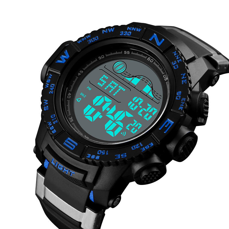 Chrono Luminous Clock Date Week Display Digital Watch