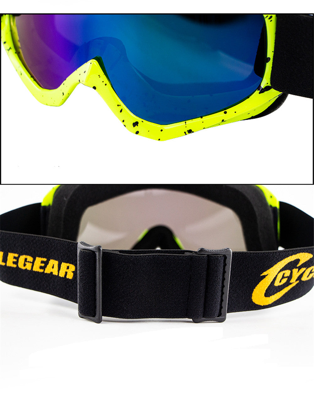 Universal Motorcycle Cycling Skiing Sport Goggles Outdoor Windproof TPU Anti-shock Breathable