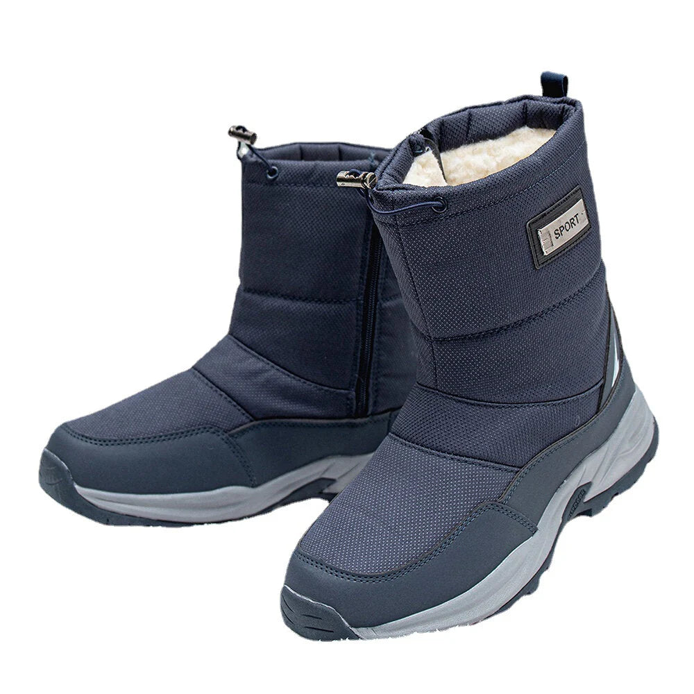 Men's Waterproof Non-Slip Warm Winter Snow Boots