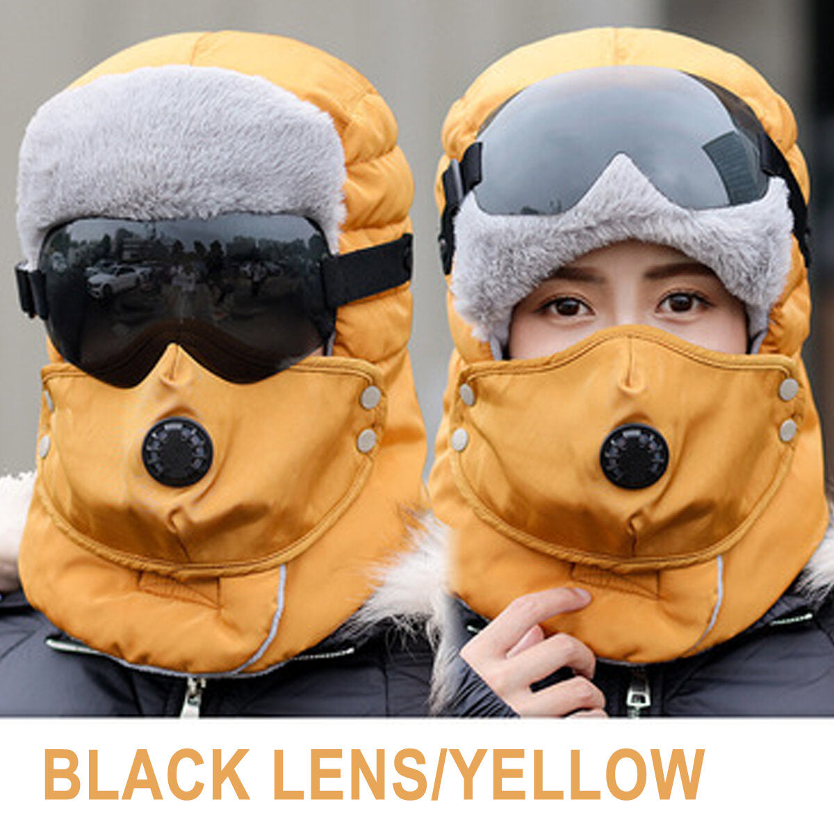 Winter Original Design Warm Winter Hat For Women Waterproof Hood Hat With Glasses