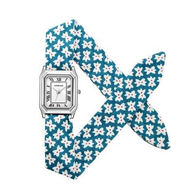 Retro Floral Strap Ladies Wrist Watch Gift Quartz Movement Watches