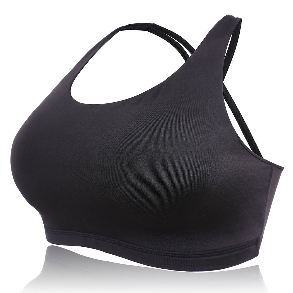 Seamfree Padded Wireless Full Coverage Criss Cross Sports Bra