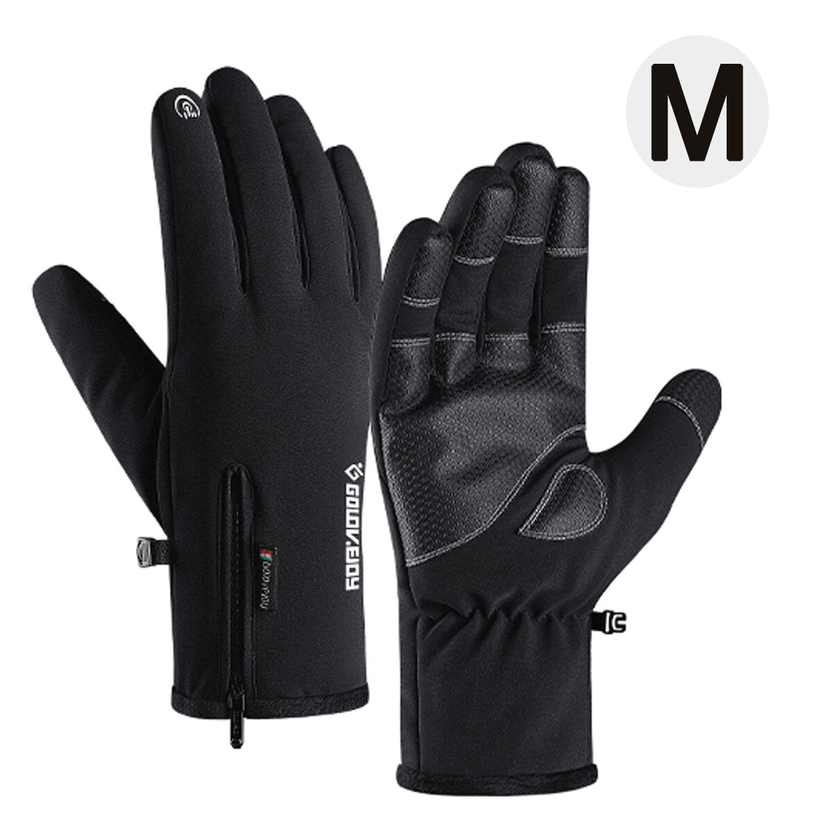 Windproof Thermal Motorcycle Gloves - Anti-Slip, Touch Screen, Universal Fit