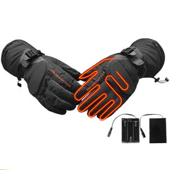 Heated Motorcycle Gloves, 3-Temp Settings for Outdoor Climbing