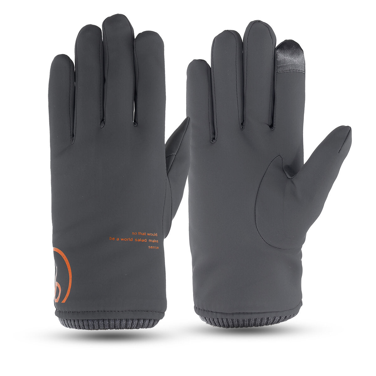 Men's Windproof Thermal Touchscreen Gloves for Winter Driving & Skiing