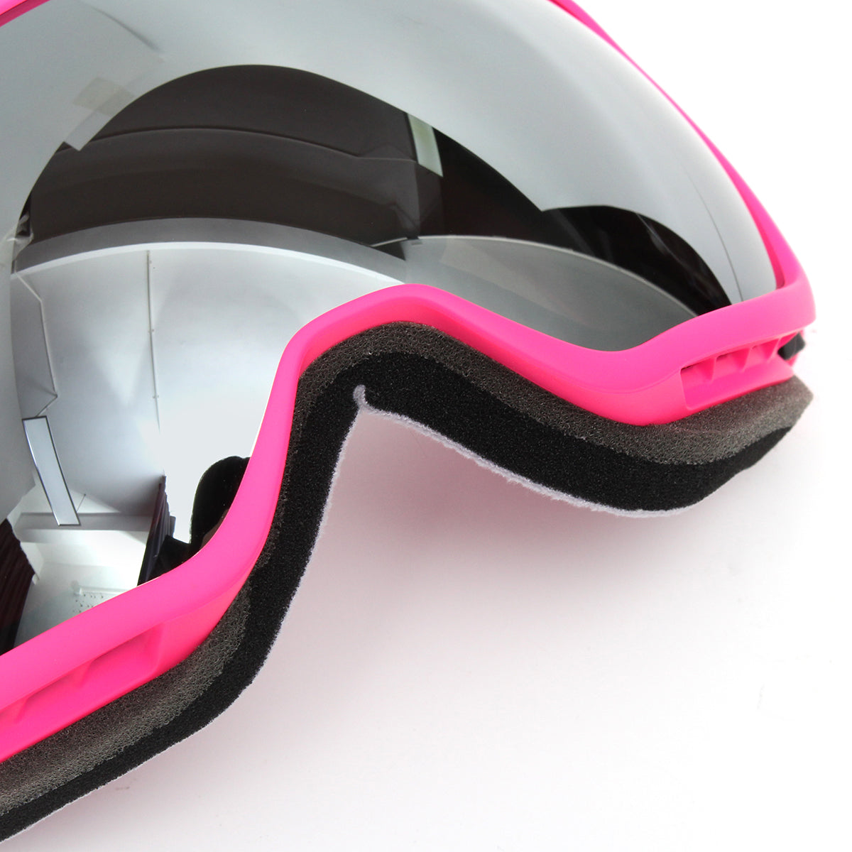 Pink Skiing Goggles Double Lens Anti Fog UV Snowboard Snowmobile Motorcycle Glasses