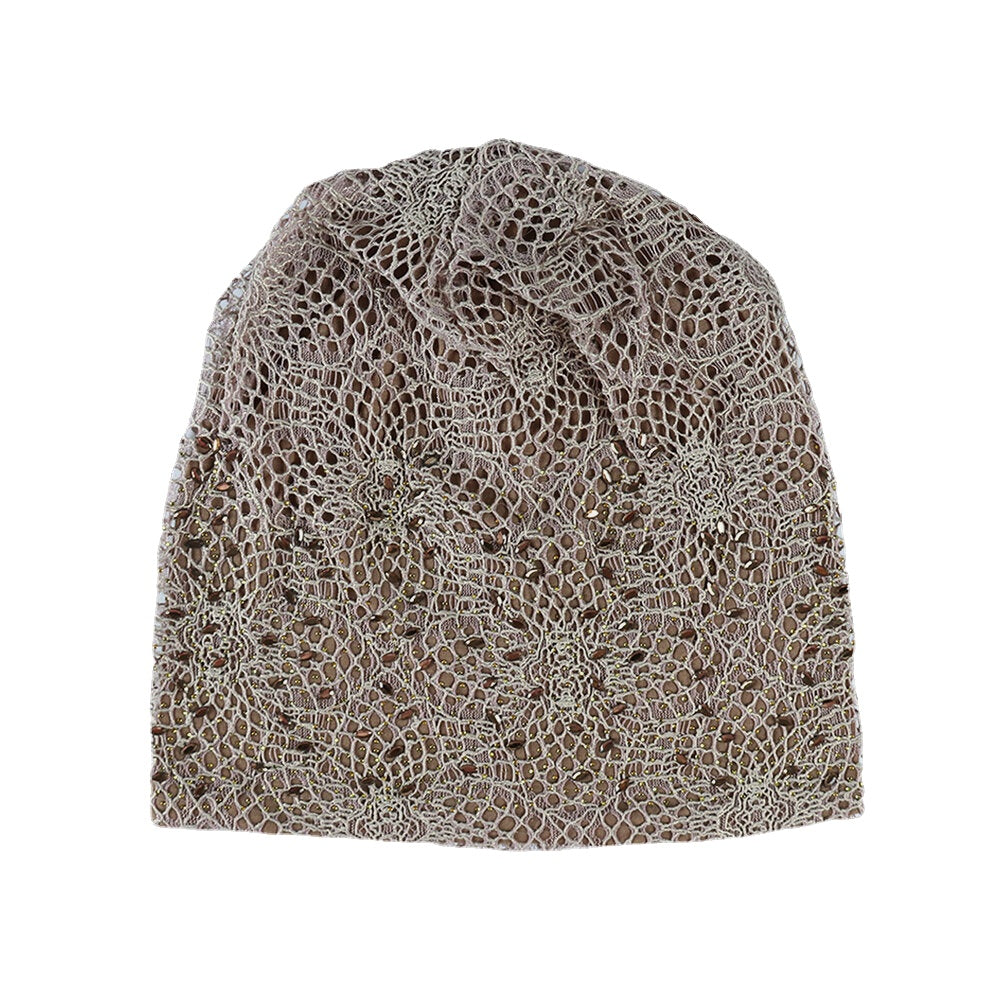 Breathable Knitting Cutout Beanie Hat