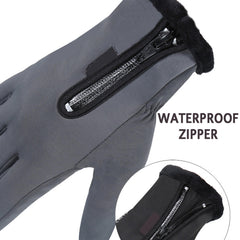 Unisex Winter Gloves: Waterproof, Windproof, Antiskid, Touchscreen for Outdoor Sports & Motorcycling