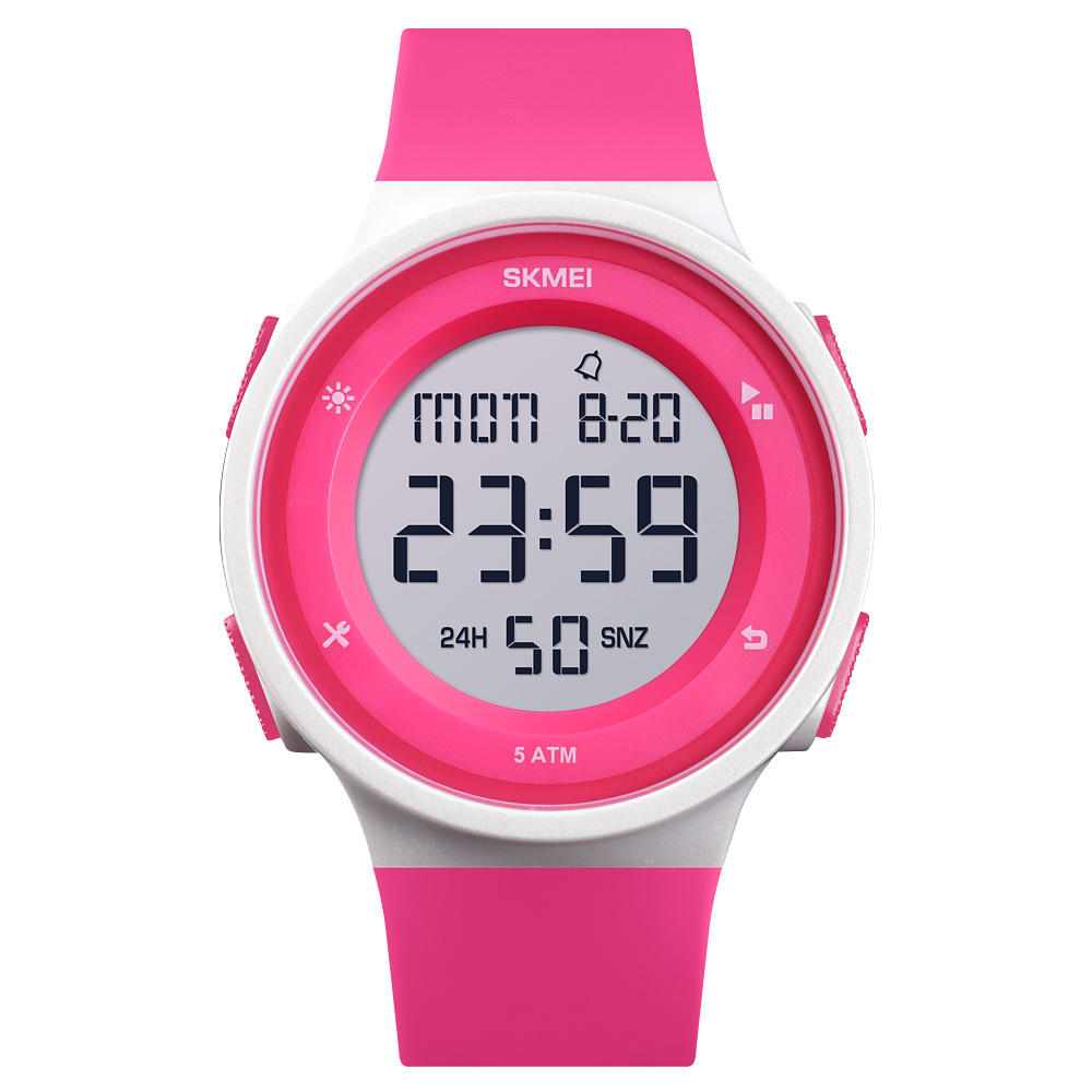 Fashion Silicone Waterproof LED Outdoor Sport Digital Watch