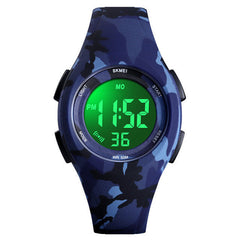 Luminous 50M Waterproof Alarm Chrono Calendar Stop Watch Children Digital Watch