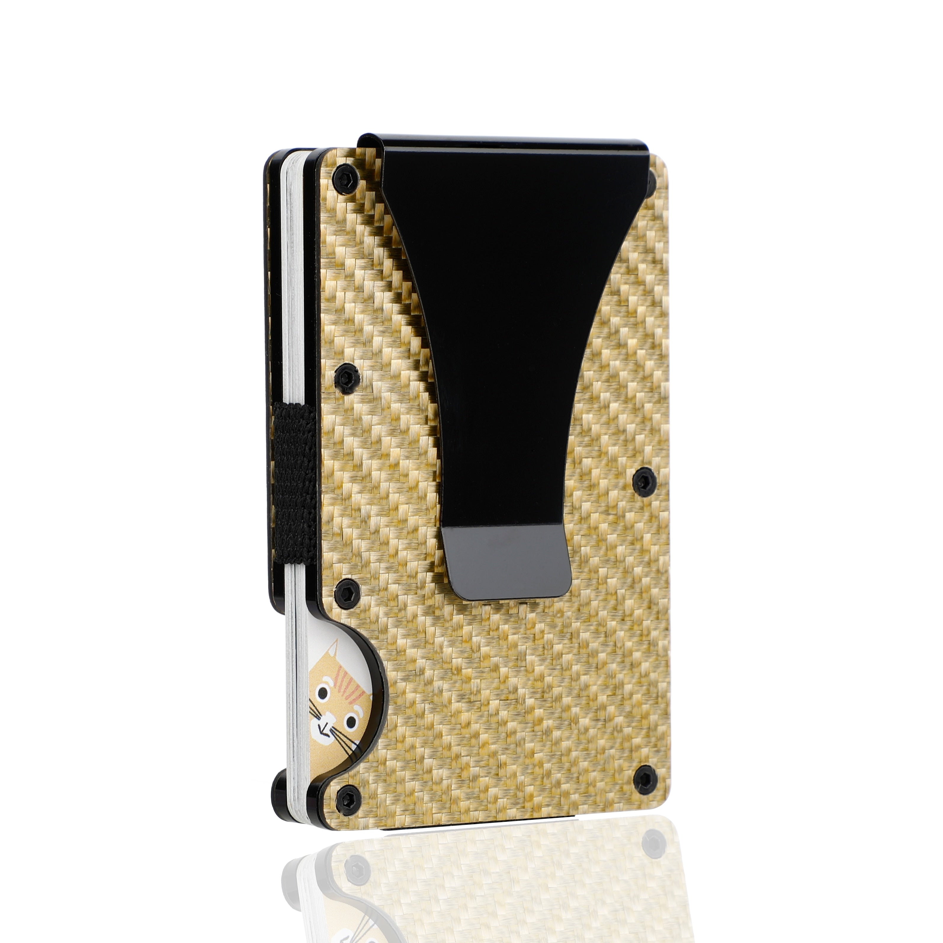 Man wallet MIni Carbon Fiber Wallet Smart Credit Card Holder RFID Blocking Wallet Men Women Slim And Thin Money Bag