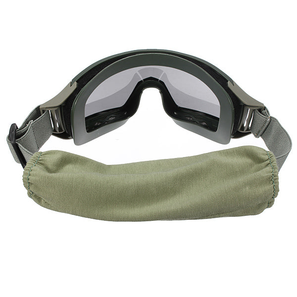 Protective Goggle Glasses with 3 Lenses for Motorcycle CS Sports