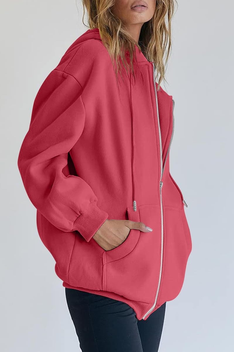 Women’s Teddy Coat – Warm & Cozy Winter Outerwear with Hood & Pockets – Casual, Stylish, Micro-Elastic Fleece Jacket for Cold Weather – Perfect for Street, Vacation, Weekend Wear
