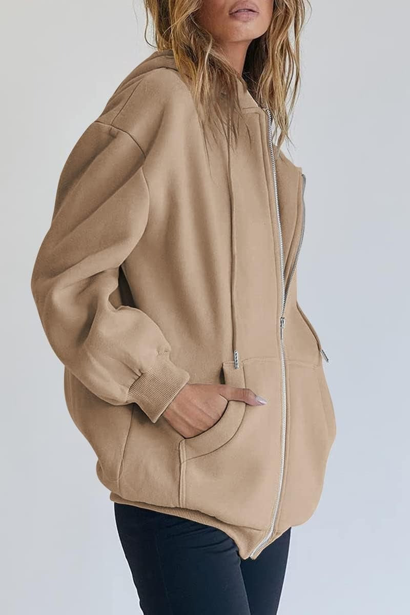 Women’s Teddy Coat – Warm & Cozy Winter Outerwear with Hood & Pockets – Casual, Stylish, Micro-Elastic Fleece Jacket for Cold Weather – Perfect for Street, Vacation, Weekend Wear