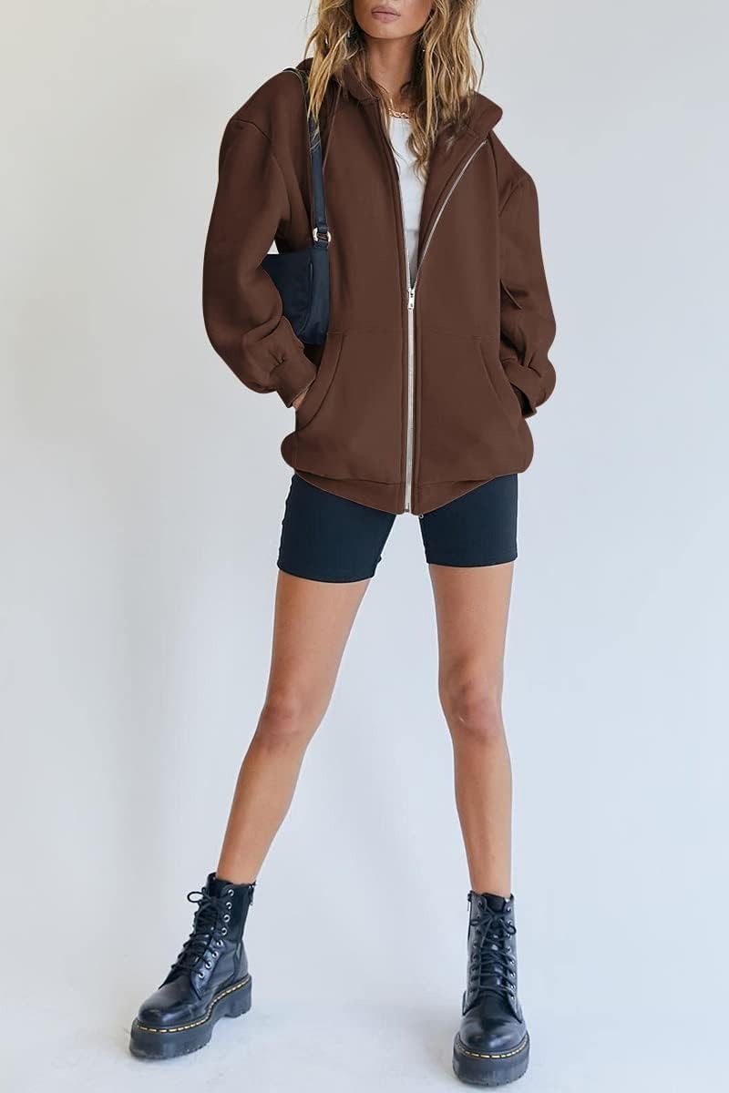 Women’s Teddy Coat – Warm & Cozy Winter Outerwear with Hood & Pockets – Casual, Stylish, Micro-Elastic Fleece Jacket for Cold Weather – Perfect for Street, Vacation, Weekend Wear