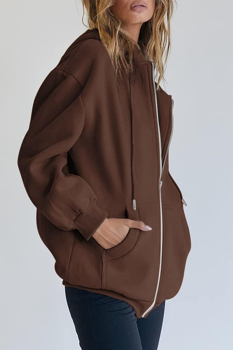 Women’s Teddy Coat – Warm & Cozy Winter Outerwear with Hood & Pockets – Casual, Stylish, Micro-Elastic Fleece Jacket for Cold Weather – Perfect for Street, Vacation, Weekend Wear