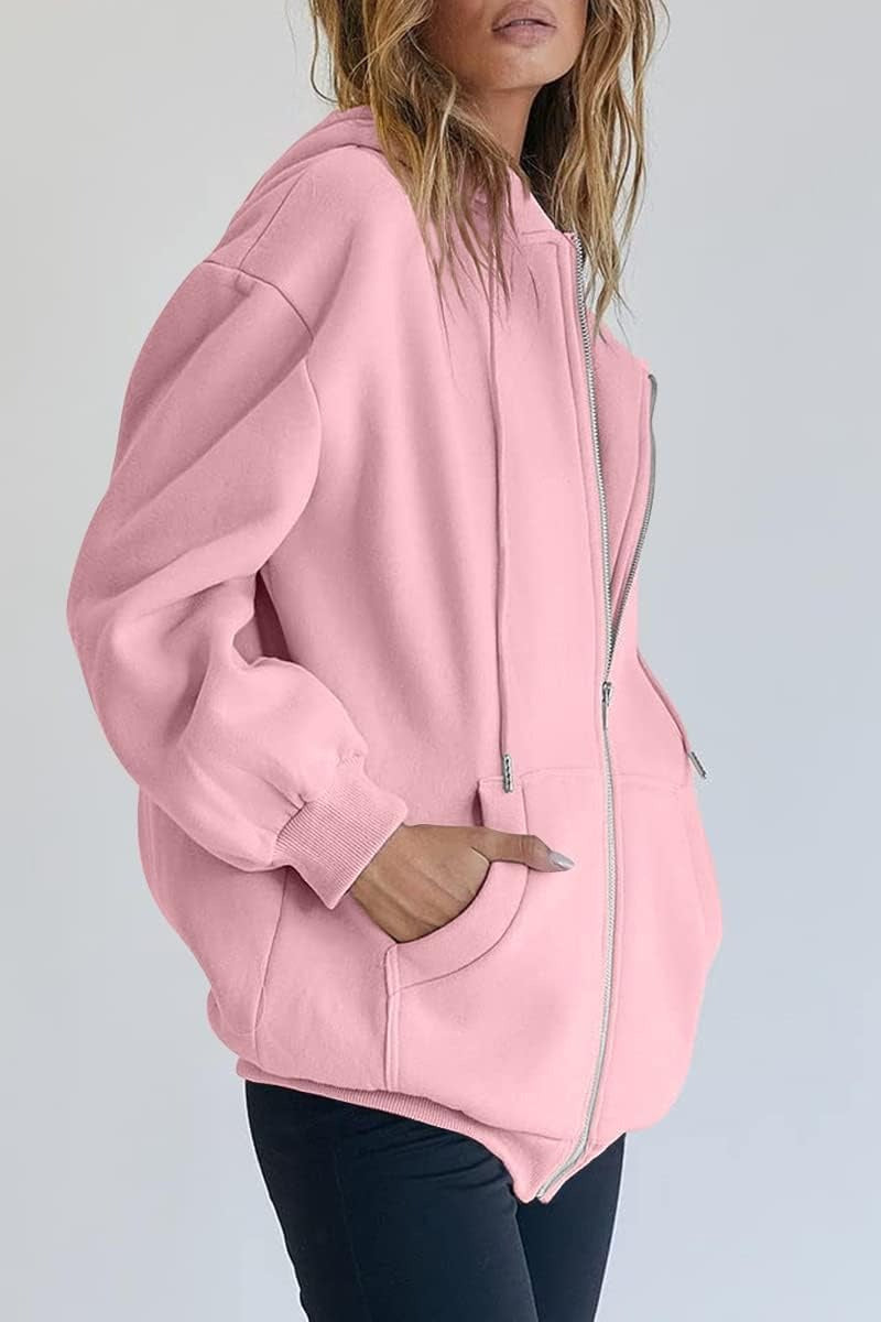 Women’s Teddy Coat – Warm & Cozy Winter Outerwear with Hood & Pockets – Casual, Stylish, Micro-Elastic Fleece Jacket for Cold Weather – Perfect for Street, Vacation, Weekend Wear