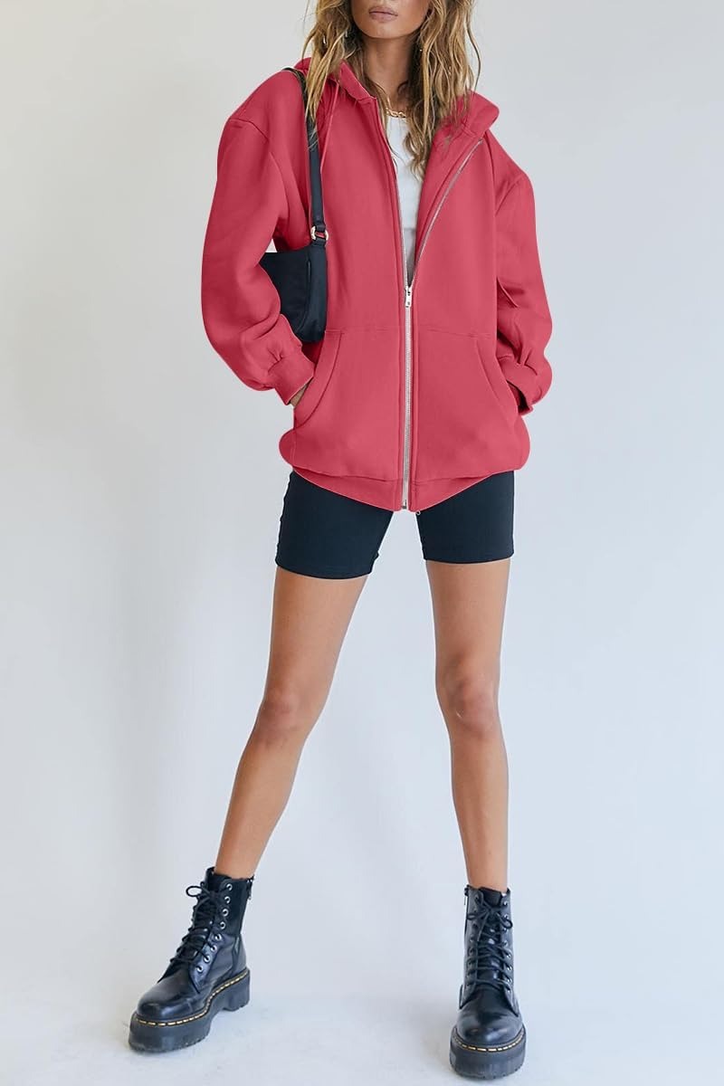 Women’s Teddy Coat – Warm & Cozy Winter Outerwear with Hood & Pockets – Casual, Stylish, Micro-Elastic Fleece Jacket for Cold Weather – Perfect for Street, Vacation, Weekend Wear