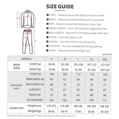 Men Winter Cycling Clothing Set Long Sleeve Windproof Bicycle Jersey with Pants Outdoor Cycling Running Sports Jacket Activewear