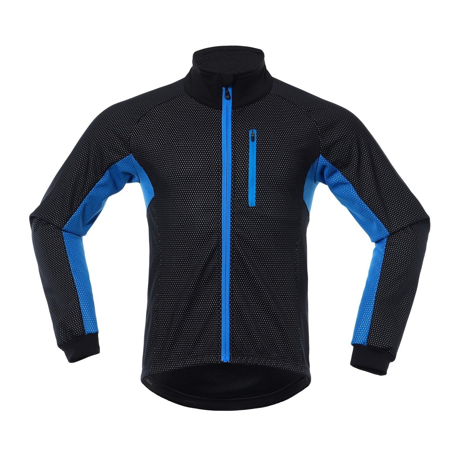 Men Winter Cycling Clothing Set Long Sleeve Windproof Bicycle Jersey with Pants Outdoor Cycling Running Sports Jacket Activewear