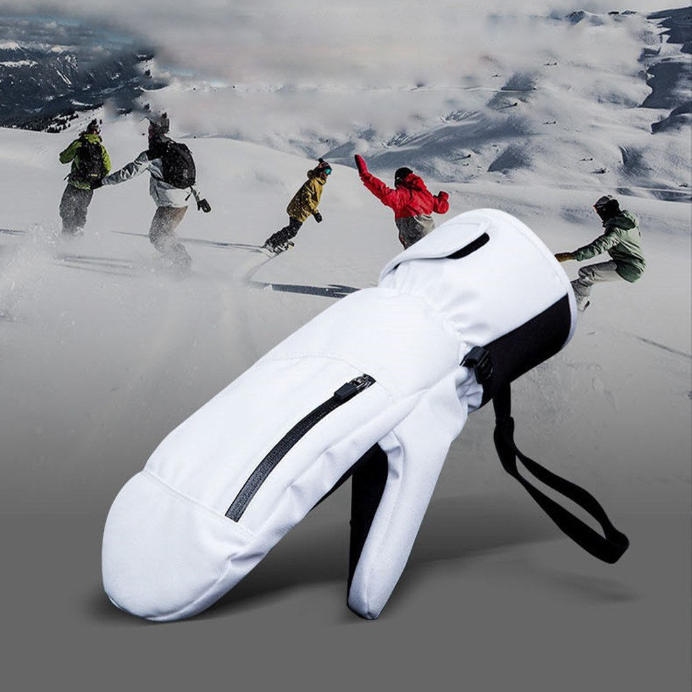 Waterproof Touchscreen Snowboard Mittens for Men & Women - Ski & Snowmobile Winter Gloves