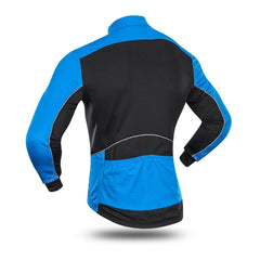 Winter Thermal Polar Fleece Men's Windproof Cycling JacketMTB Bike Bicycle Riding Running Clothing Sportswear Jacket Coat