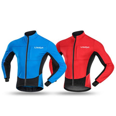 Winter Thermal Polar Fleece Men's Windproof Cycling JacketMTB Bike Bicycle Riding Running Clothing Sportswear Jacket Coat