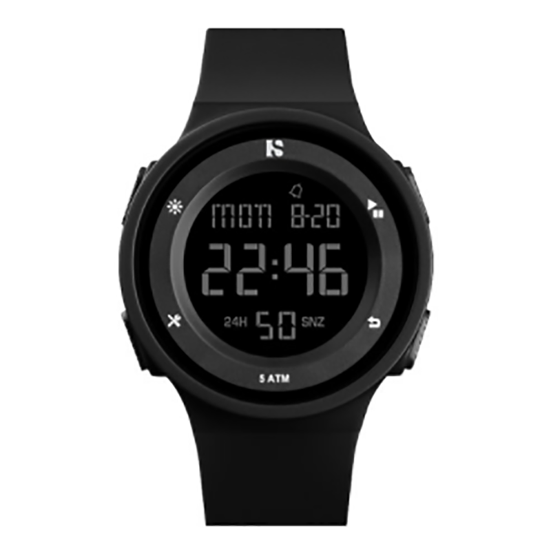 Multifunction 12/24 Hour Date Week Luminous Display Alarm Clock Stopwatch 5ATM Waterproof Men Digital Watch from Xiaomi Youpin