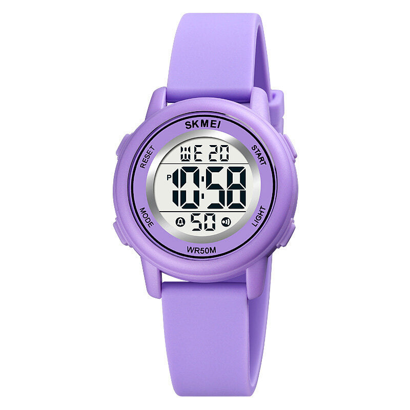 5ATM Waterproof Sports LED Backlight Display Children Digital Watch Stopwatch Clock Alarm