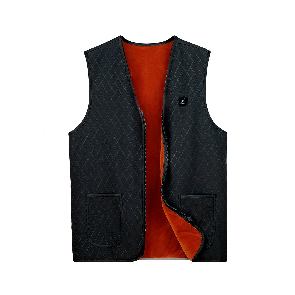 USB Heated Vest Jacket - 5-Heating Pad Electric Winter Warmth