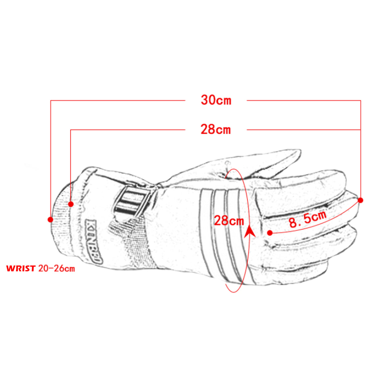 Unisex Winter Thermal Gloves: Warm, Waterproof, Windproof for Motorcycle & Cycling