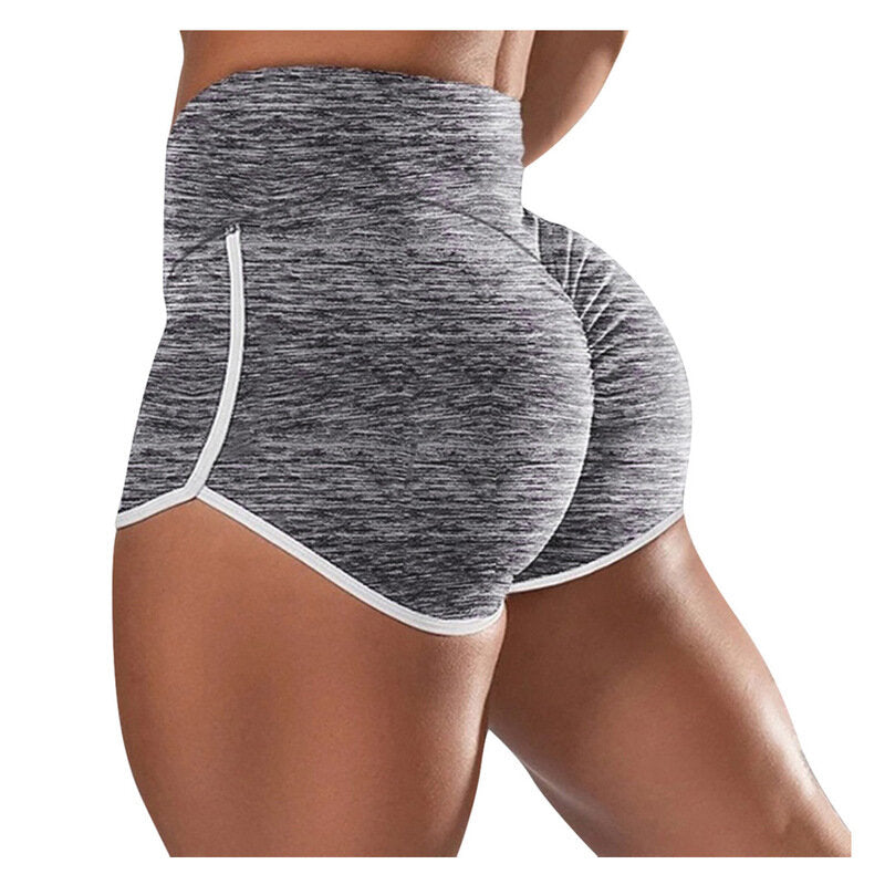 Women's Yoga Shorts Hip Push UP Control Butt Lift Breathable Yoga Fitness Running Sports Activewear High Elasticity Plus Size