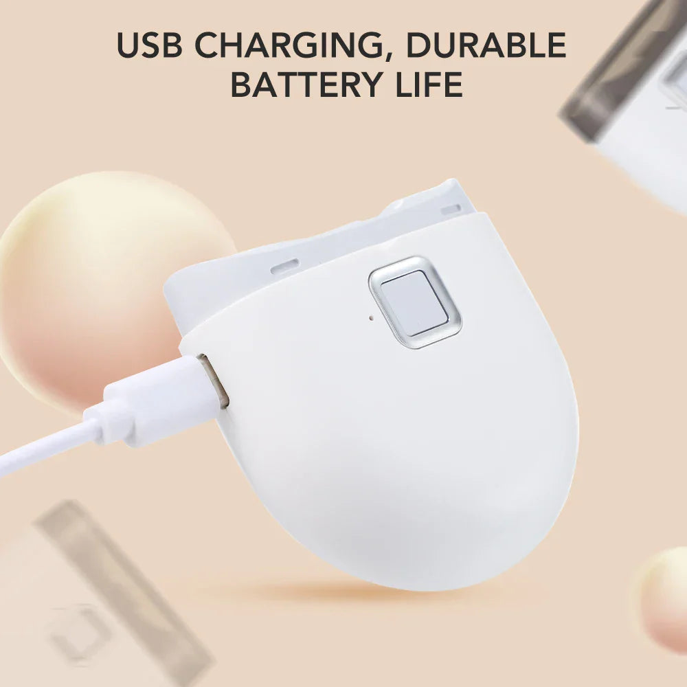 Automatic Electric Nail Clipper with Auxiliary Lighting, Portable Nail Grinder for Adults and Children, Mini Manicure Tool