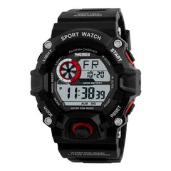 Digital Watch Fashion Multi-funcional Sports Chronograph 50M Waterproof Men Wrist Watch