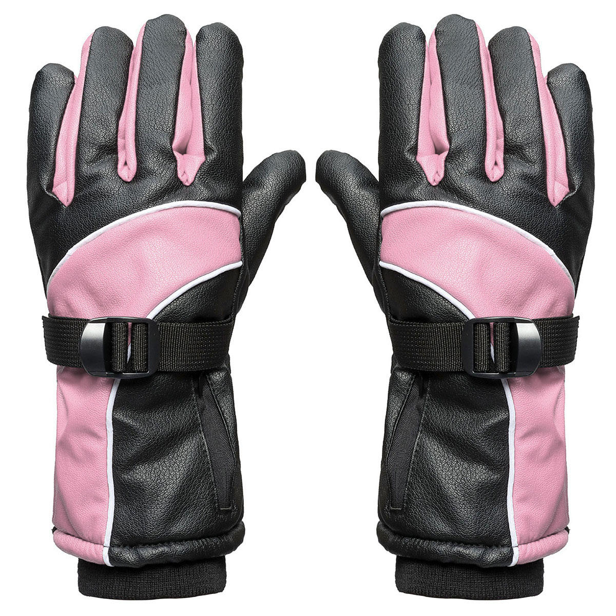 Waterproof 4000mAh Rechargeable Heated Motorcycle Gloves with Thick Velvet