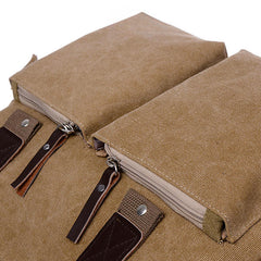 Men's Large Capacity Canvas Crossbody Bag for Outdoor Travel