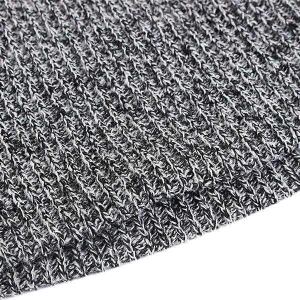 Unisex Stripe Knitted Slouch Beanie Hat - Warm Elastic Winter Cap for Men & Women